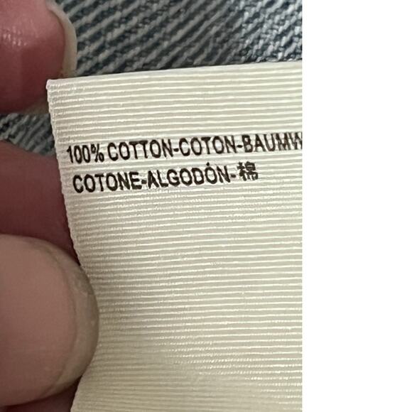 We The Free Twenty Four Cut Off Skirt SZ 24 Button Fly Distressed Raw Hem Boho - Picture 12 of 12